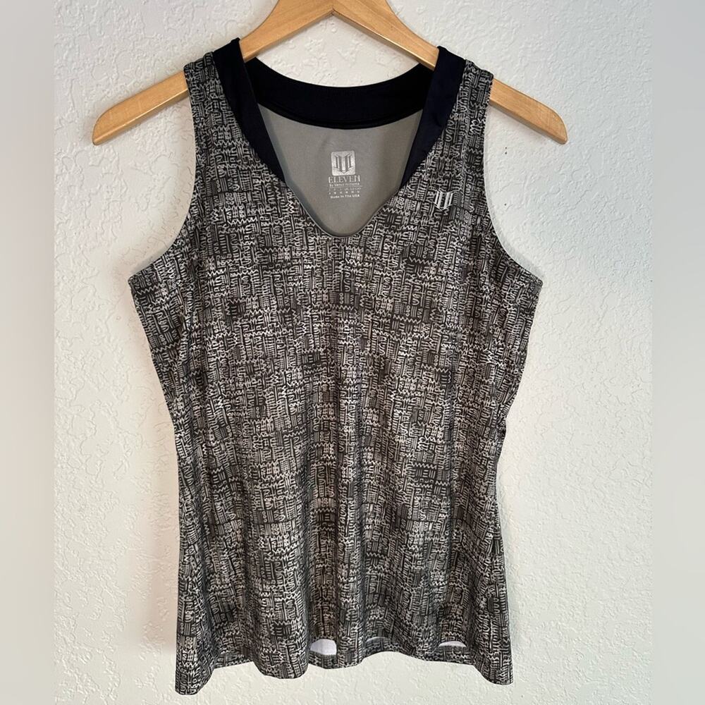 Eleven Venus Williams Tennis Tank Top Grey Stretchy Athletic Athleisure Medium